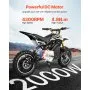 VEVOR Kit Motore Elettrico Senza Spazzole 2000 W Motore Elettrico 48 V a 4300 Giri/min con Regolatore di Velocità Aggiornato e kit Impugnatura Acceleratore per Go Kart, Bici Elettrica, Moto, Scooter