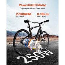 VEVOR Kit Motore Elettrico DC Kit 250 W 2700 RPM con Controllo Velocità