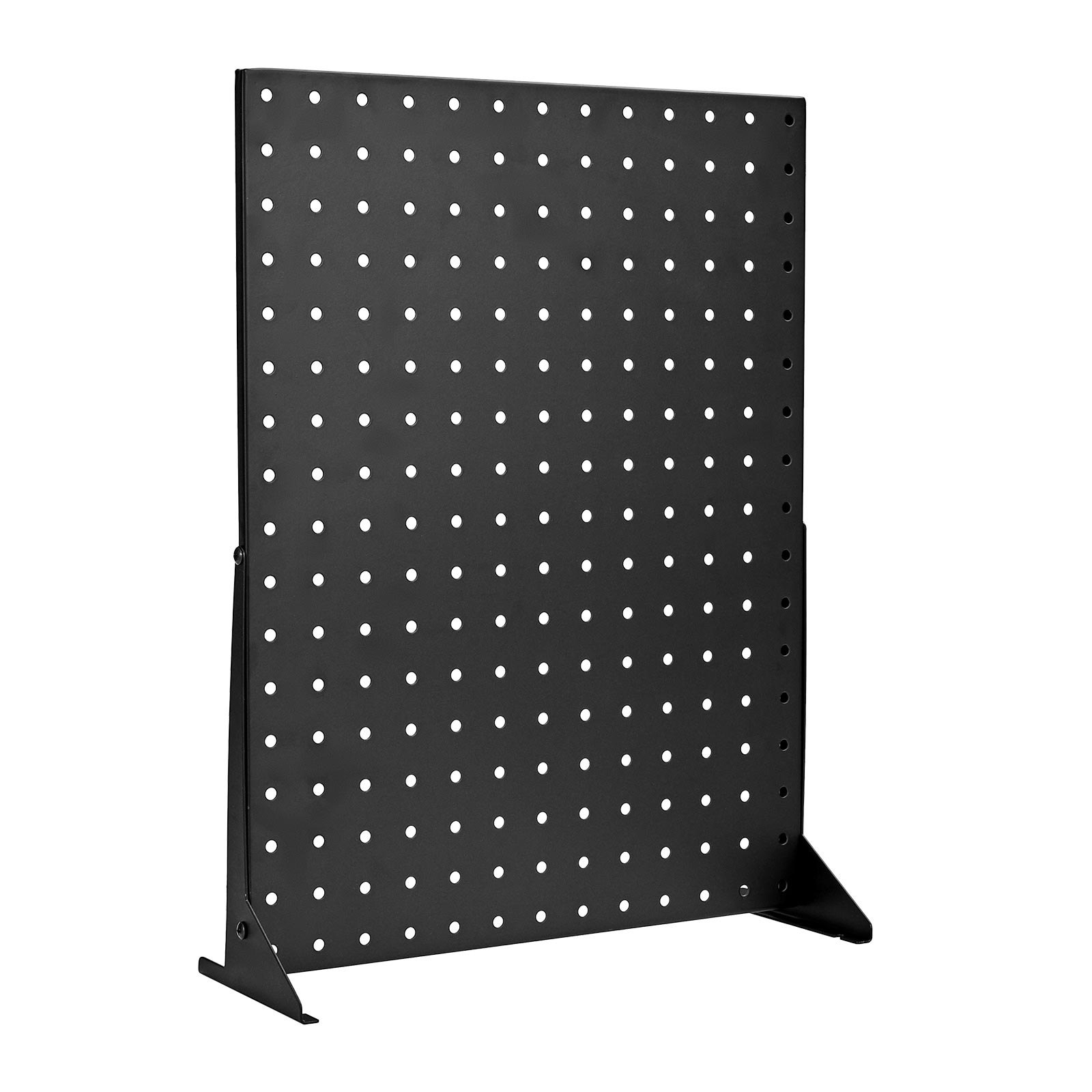 VEVOR Espositore per Pannello Forato, Espositore da Tavolo con Pannello Forato 440 x 330 x 114 mm, in Acciaio Laminato a Freddo Ispessito, per Negozi Alimentari Gioiellerie, Nero 4 Pezzi
