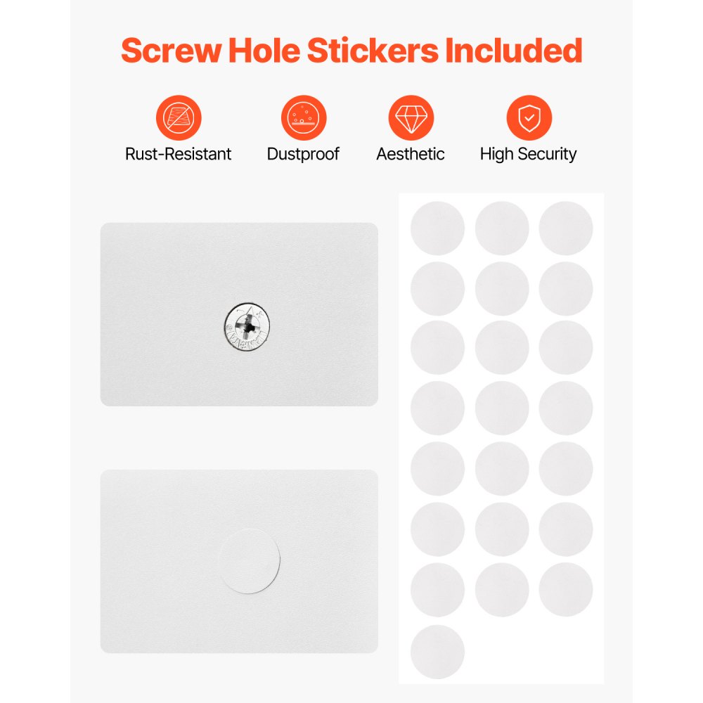 VEVOR Libreria da Scrivania, Organizer per Scrivania a 3 Ripiani, 94 x 25,4 x 79,2 cm Scaffale per Ufficio in Legno, Libreria da Scrivania con Due Cassetti in Tessuto, per Ufficio Dormitorio, Bianco