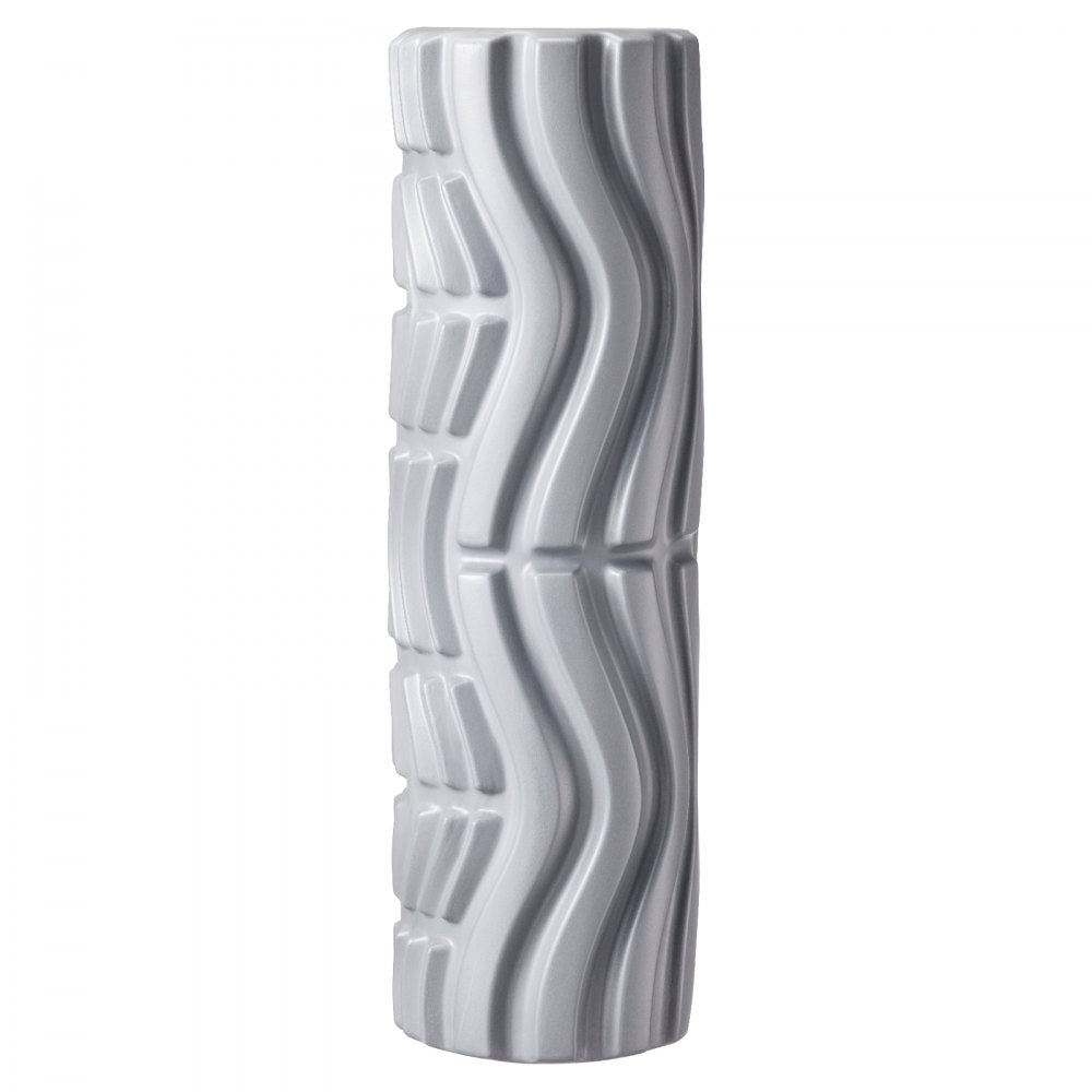 VEVOR Foam Roller, Electric Massage Roller with 5 Speeds, 400 mm Rechargeable Muscle Roller with 3 Vibration Modes, Fascia Roller Made of High-Density EVA Foam for Deep Tissue