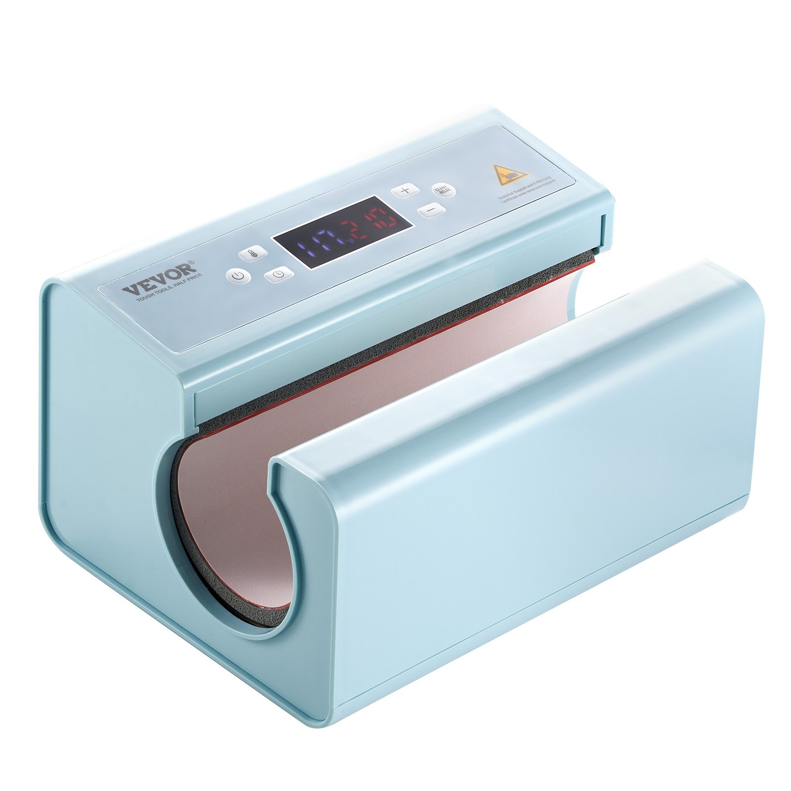 VEVOR Pressa di Calore Automatica per Tazze a Sublimazione da 12 a 32 oz, Pressa a Caldo per Tazza Mug Impostazione Temperatura Tempo per Tazze, Pressa a Caldo per Tazza Faidate, Pressa a Caldo Blu