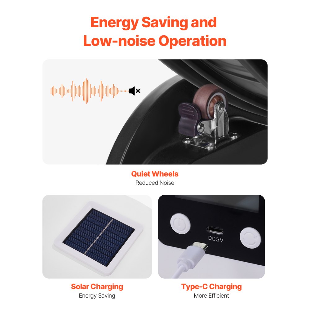 VEVOR Ruota per Esercizi per Gatti, Ruota per Correre con Freno e Pista in Moquette, Contapassi, Tapis Roulant Silenzioso per Gatti Sotto 13,6 kg, Attrezzo Fitness per Animali Domestici, 1038 mm Nero