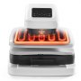 VEVOR Pressa a Caldo Automatica 38 x 38 cm per Magliette Colore Bianco, con Rilascio Automatico e Pressione Regolabile, Display Digitale, Riscaldamento Rapido e Uniforme, per Sublimazione di Vinile