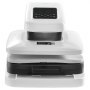 VEVOR Pressa a Caldo Automatica 38 x 38 cm per Magliette Colore Bianco, con Rilascio Automatico e Pressione Regolabile, Display Digitale, Riscaldamento Rapido e Uniforme, per Sublimazione di Vinile