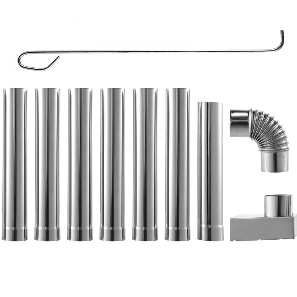 VEVOR L egna Stufa pieghevole 1500 Legna Titanio Stufa per All'aperto Stufa Portatile per Cucina all'Aperto Stufa a Legna Grill Portatile BBQ Stufa Picnic per il Riscaldamento Privo di Fumo