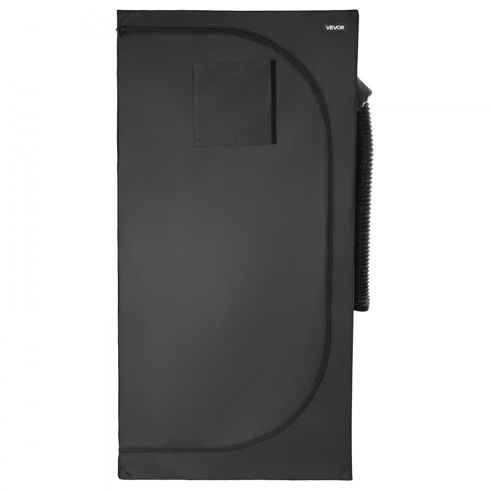 VEVOR Kit Completo per Tenda da Coltivazione da Interno 100x100x200 cm, Tenda Coltivazione Illuminazione LED a Spettro Completo, Sistema di Ventilazione, Mylar Riflettente 600D per Piante Verdure