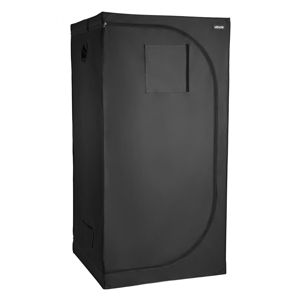 VEVOR Kit Completo per Tenda da Coltivazione da Interno 100x100x200 cm, Tenda Coltivazione Illuminazione LED a Spettro Completo, Sistema di Ventilazione, Mylar Riflettente 600D per Piante Verdure