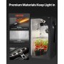 VEVOR Kit Completo per Tenda da Coltivazione da Interno 100x100x200 cm, Tenda Coltivazione Illuminazione LED a Spettro Completo, Sistema di Ventilazione, Mylar Riflettente 600D per Piante Verdure