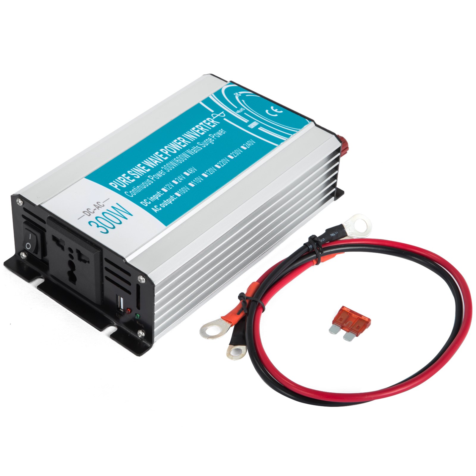 Inverter Onda Sinusoidale Pura Convertitore Fuori Griglia 300w 600w 12v A 220v