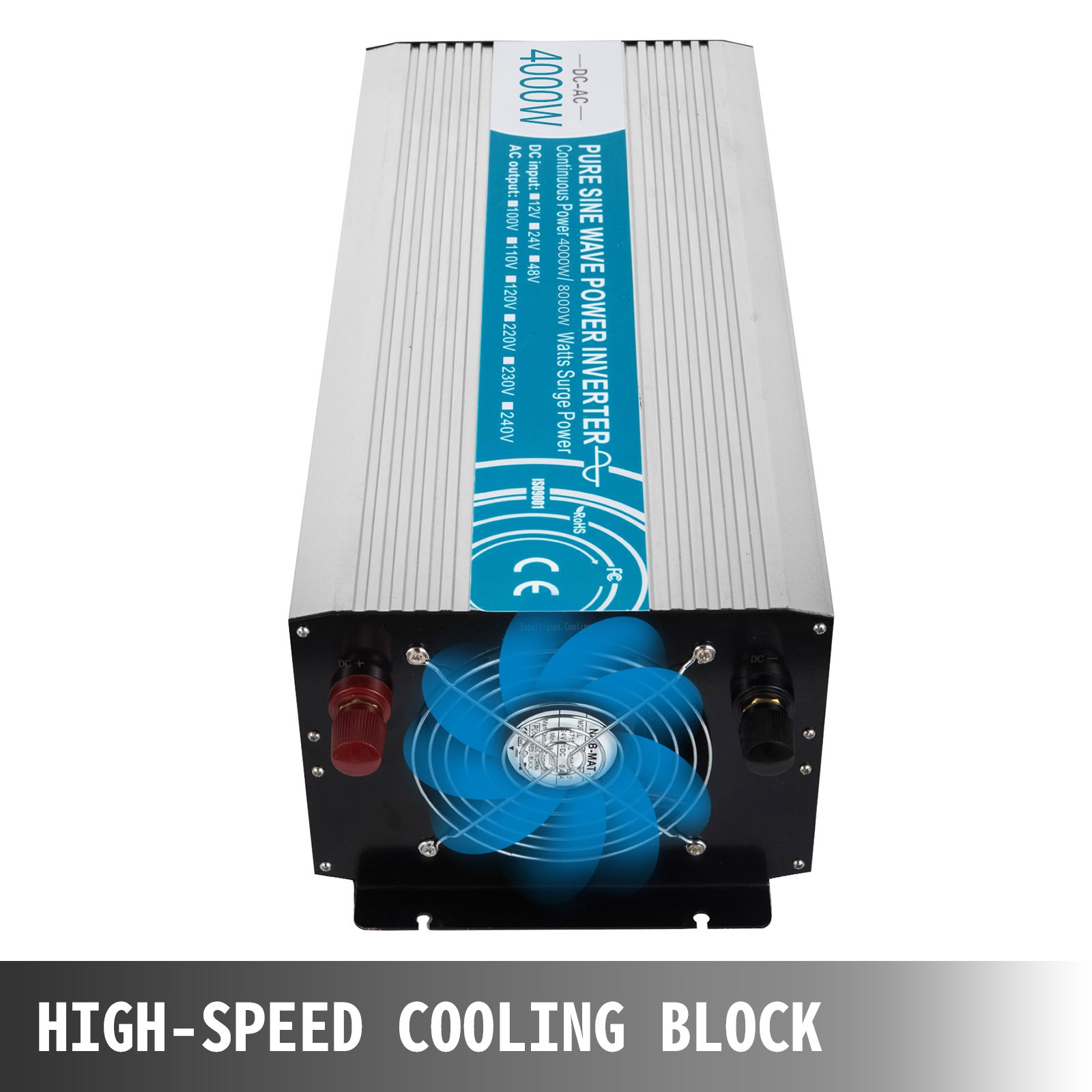 Inverter Onda Sinusoidale Pura 4000w 8000w 24v 220v Convertitore Invertitore