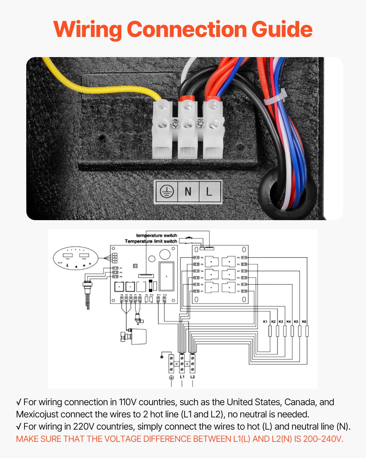 VEVOR Generatore di Vapore, Sistema Doccia a Vapore da 7,5 kW con Controller per Sauna SPA Domestica, Kit di Scarico Automatico Commerciale, Funzionamento a Secco e Sovrapressione, Nero
