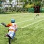 VEVOR Rete da Rimbalzo per Lacrosse Pieghevole per Cortile, Rete da Rimbalzo per Pallavolo 3x4 Ft, Schermo per Allenamento per Ritorno a Baseball Softball Pitchback