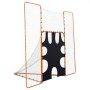 VEVOR 3 in 1 Lacrosse Goal (3.66 x 2.74 m) Large Lacrosse Net with Backstop and Target, Quick and Easy Assembly Rebounder Equipment for Garden, Training Nets with Steel Frame