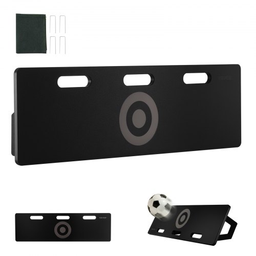 VEVOR Pedana da Rimbalzo da Calcio 1000 x 300 mm Parete Calcio Portatile, 2 Angoli di Rimbalzo, Pedana da Rimbalzo Pieghevole, Attrezzatura Allenamento per Bambini Adulti, Esercizi di Passaggio Tiro