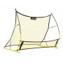 VEVOR Rete da Rimbalzo per Calcio Sports, Rete Rimbalzante 183 x 108,5 cm per Allenamento Controllo Passaggio Pallone, Pali in Fibra di Vetro Rinforzata Telaio in Ferro, Area Rimbalzo 1700x1500 mm