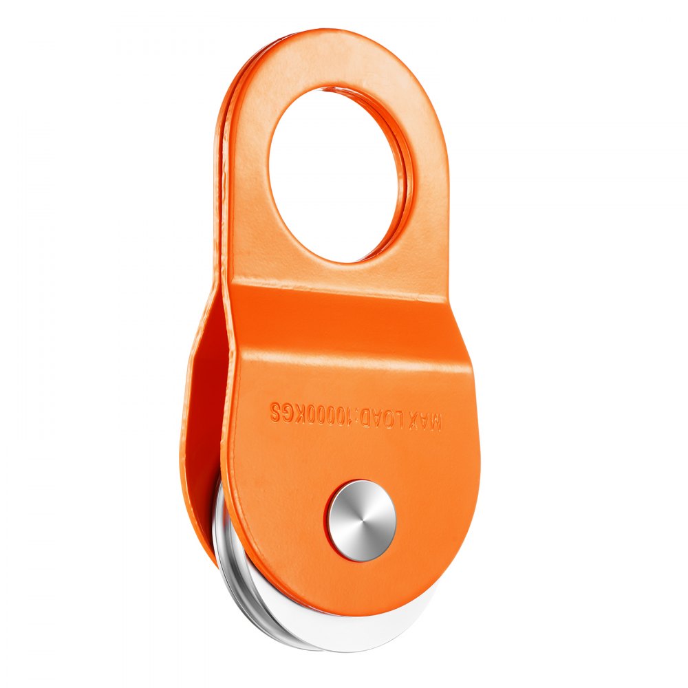 VEVOR Snatch Block per Recupero Verricello 10 T , Sistema di Carrucole Resistenza Rottura 10 T con Corda 10 - 14 mm Accessorio di Recupero Fuoristrada per Recupero su Camion, Trattori, ATV e UTV