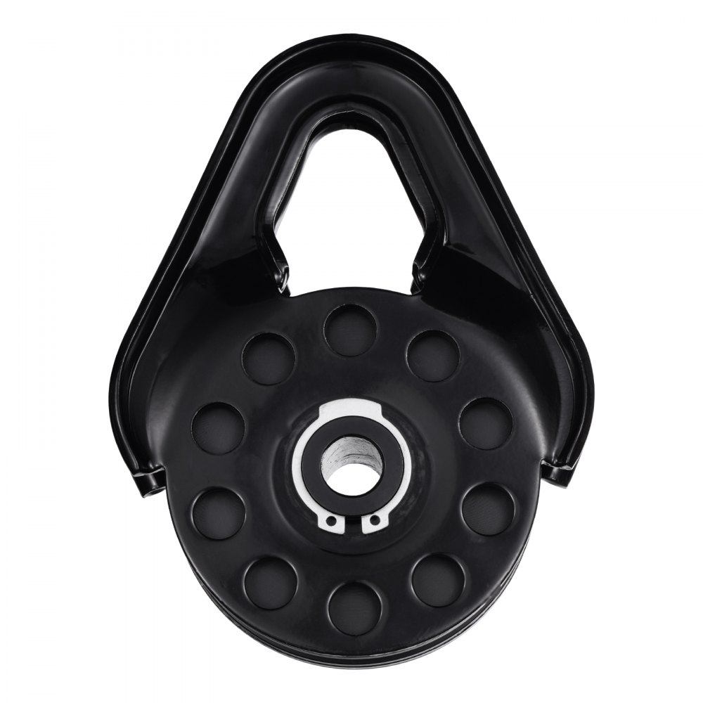 VEVOR Snatch Block per Recupero Verricello 14,5 T , Sistema di Carrucole Resistenza Rottura 14,5 T con Corda 9,5 mm Accessorio di Recupero Fuoristrada per Recupero su Camion, Trattori, ATV e UTV