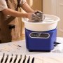 VEVOR Ruota per Ceramica, Macchina per Formare Ceramica Ruota Elettrica, con Pedale Touch Screen LCD Strumenti di Modellazione, Ruota a Trasmissione, per Artigianato Artistico, 450 W, 280mm, Blu