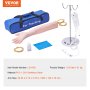 VEVOR Kit per Pratica di Prelievo, Kit di Formazione per Venipuntura endovenosa IV, Kit per Braccio per Pratica per IV ad Alta Simulazione con Borsa per il Trasporto, Pratica e Abilità IV Perfette