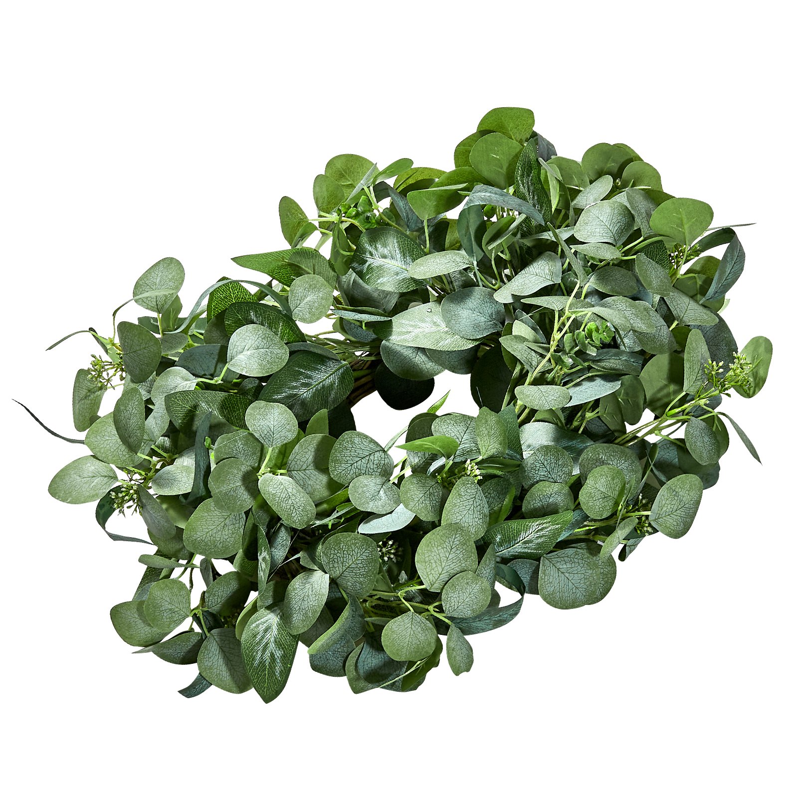 VEVOR Ghirlanda Decorativa Artificiale, 66,04 cm Verde, Decorata con Foglie di Eucalipto, Bacche, Steli Spinosi, Ghirlanda per Tutto l'Anno, Decorazioni per Pareti di Casa, Festival Peso 0,45 kg