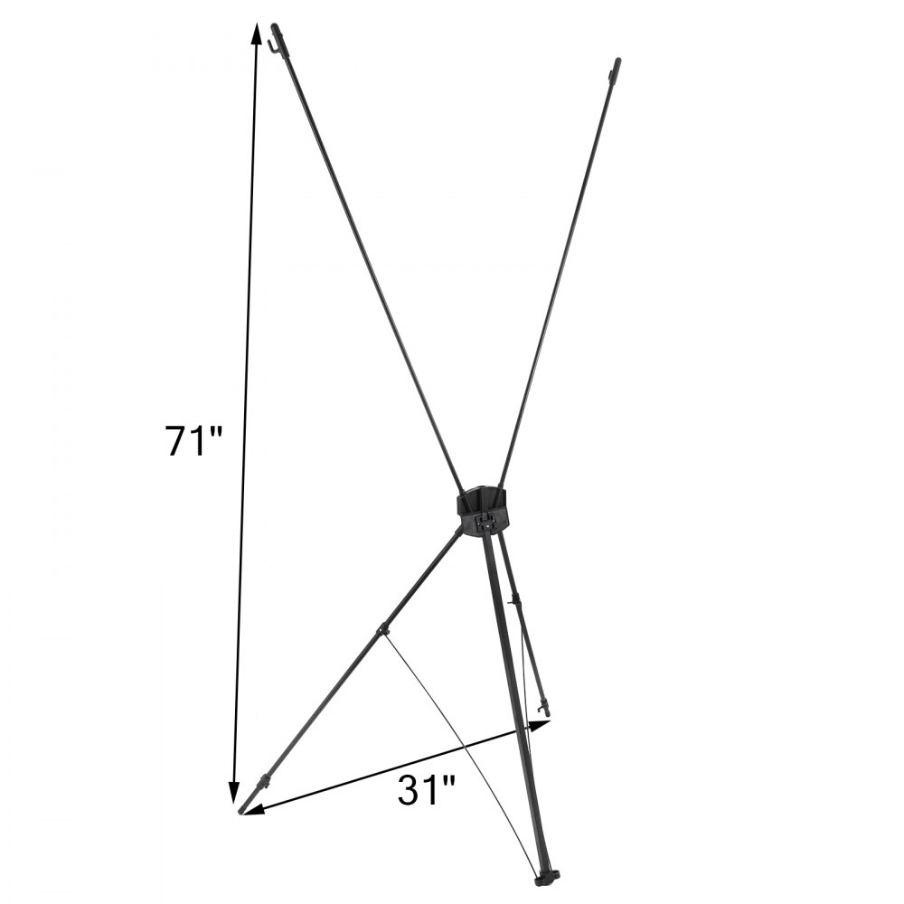 10 Pezzi Espositore Treppiede 80x180cm Display Per Insegna Commerciale Con Borsa