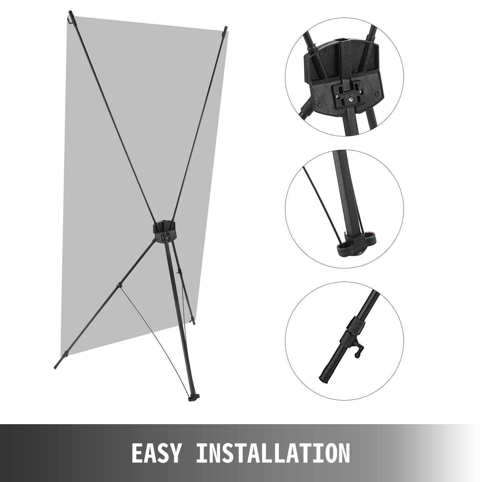 10 Pezzi Espositore Treppiede 80x180cm Display Per Insegna Commerciale Con Borsa