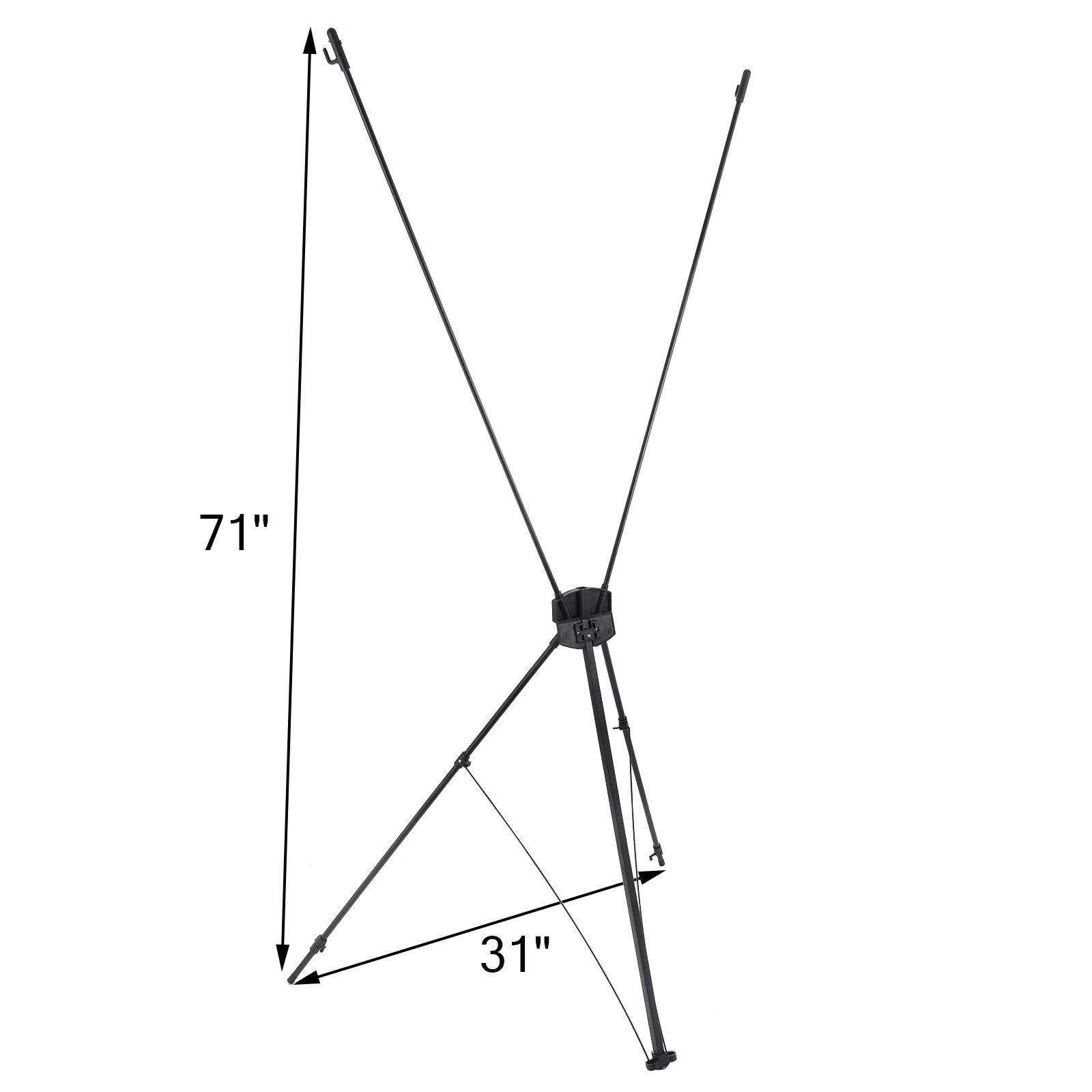 10 Pezzi Espositore Treppiede 80x180cm Display Per Insegna Commerciale Con Borsa