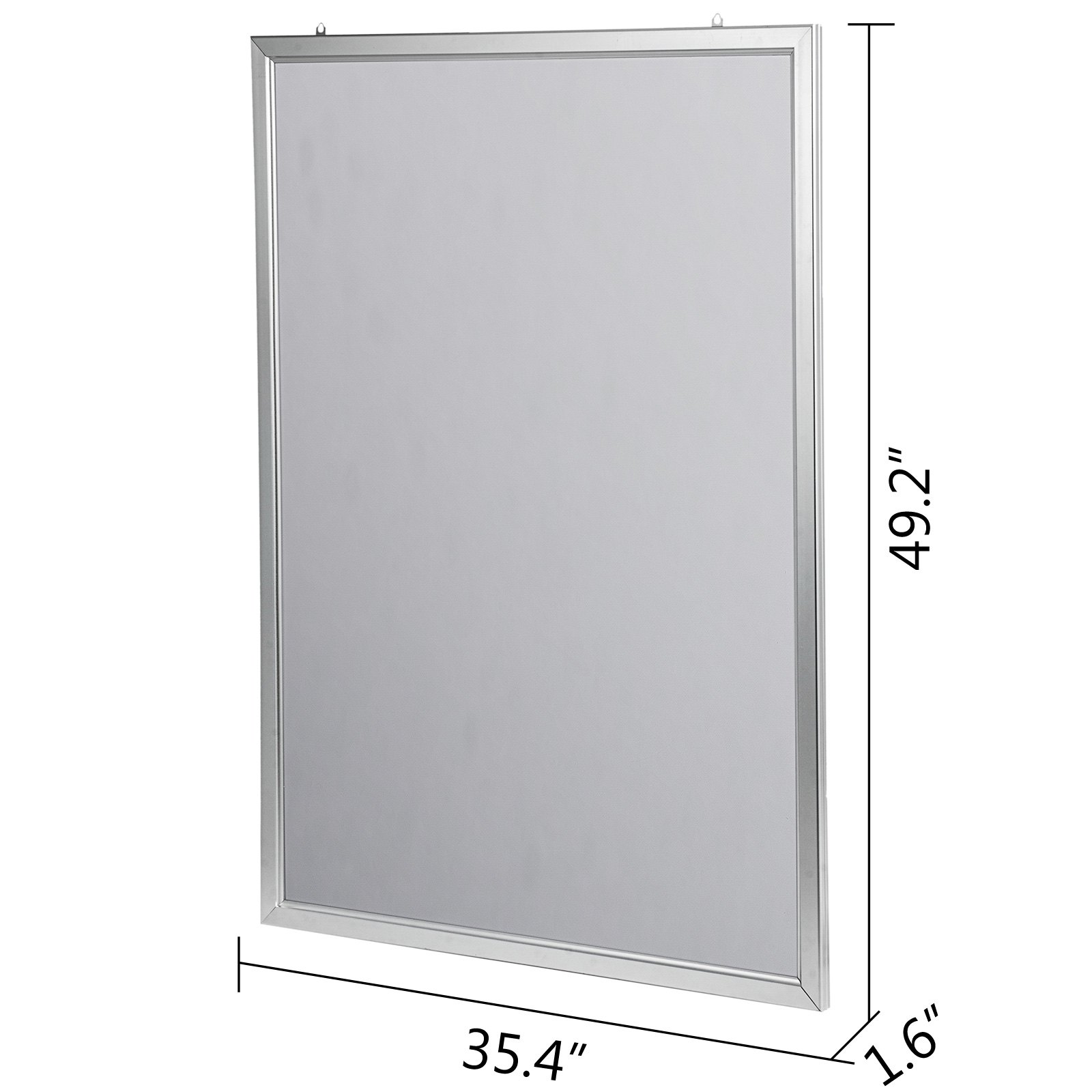 VEVOR Cornice per Poster a LED con Flusso Luminoso di 24 Lume, Display del Poster del Film 1189 x 841mm in Argento, Cornici con Fissaggio a Clip, Cornice per Poster/Fotografie in Acrilico con Scatola