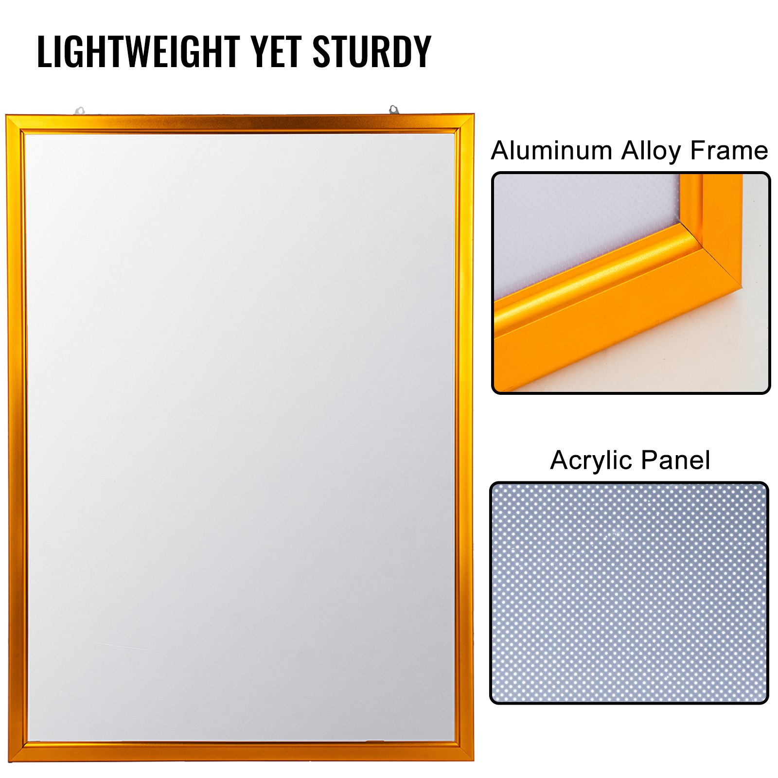 Vevor Display Del Poster Del Film 420 X 594mm Riquadro Cornice In Alluminio Oro