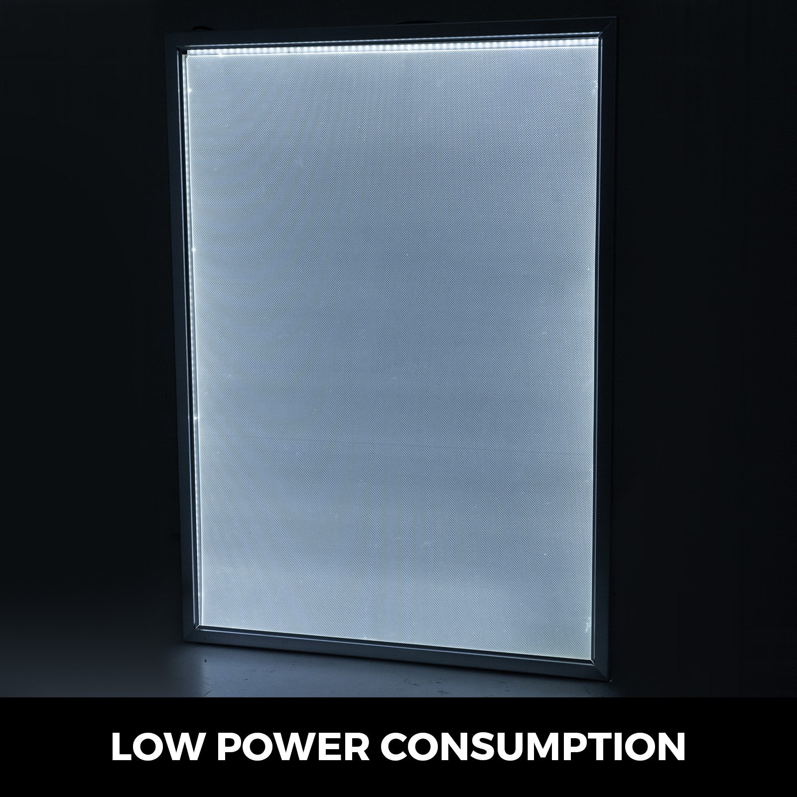 Portaposter Cornice A Scatto Con Luce A Led Per Pubblicità Espositori 650x480mm