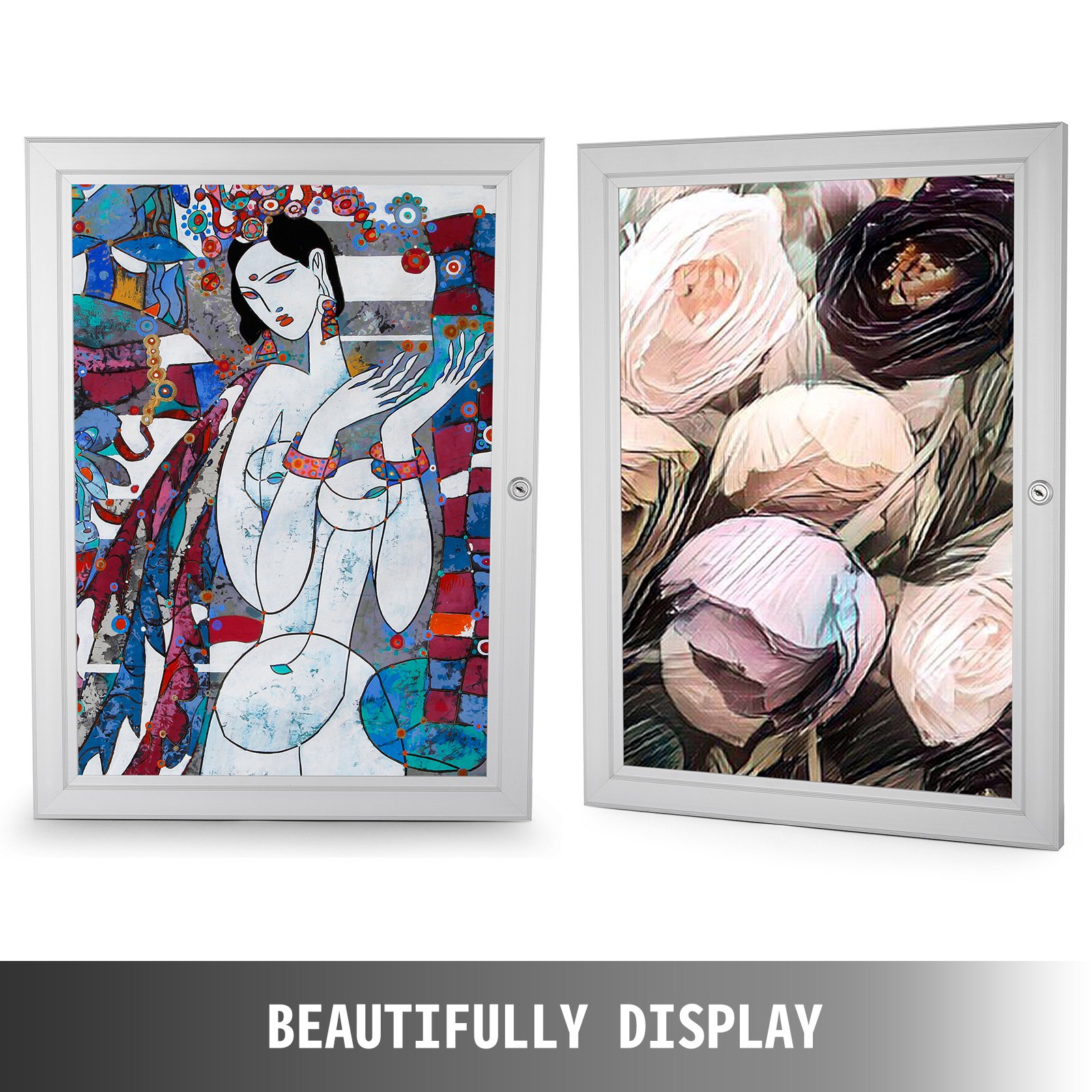 Bacheca In Alluminio Per Esterno Per Messaggi Comunicazioni O Poster 40 X57 Cm