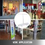 10 Pack Retractable Roll Up Banner Stand 33x79" Trade Show Sign Display Great