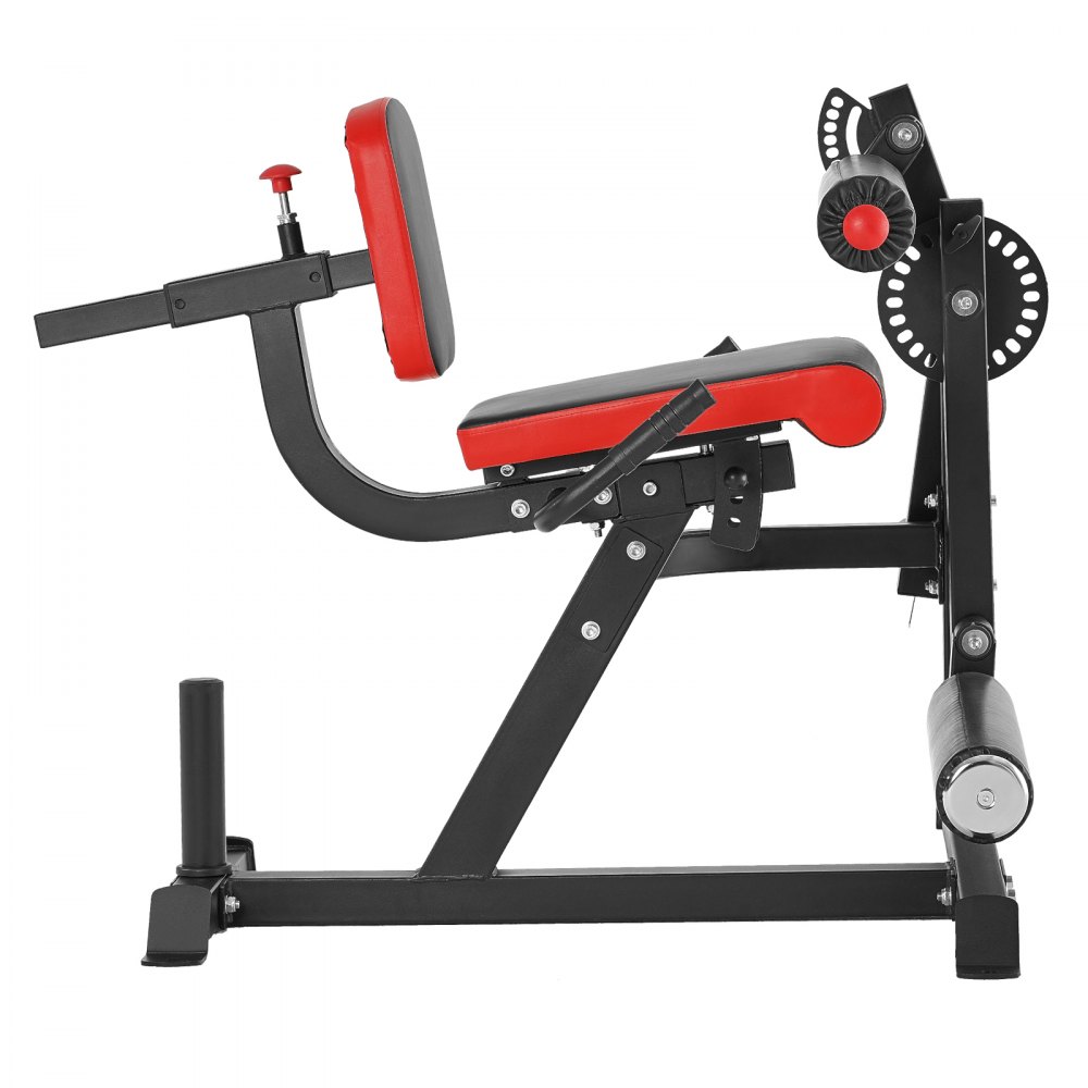 VEVOR Gambe Macchina di Esercizi, per Estensione e Curva , Capacità di 317 kg, Panca per Allungamento, Attrezzatura Regolabile Estensione Rotatoria per le Cosce Allenamento per Palestra