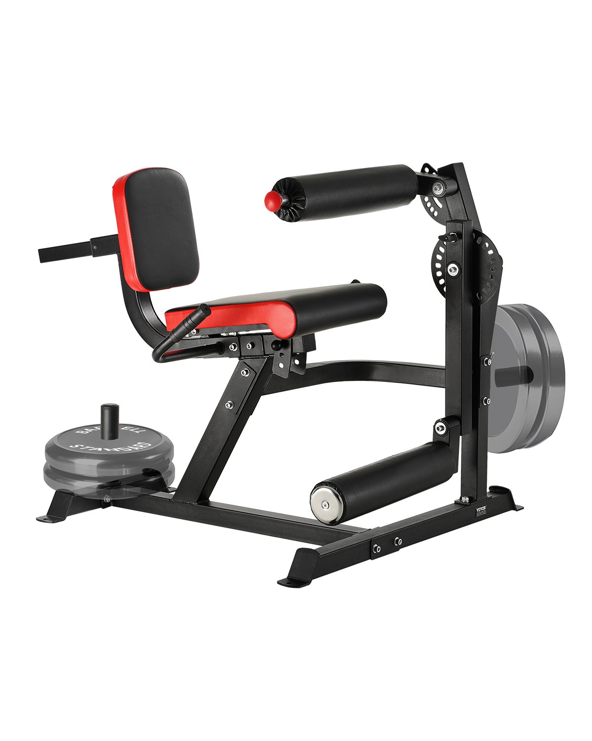 VEVOR Gambe Macchina di Esercizi, per Estensione e Curva , Capacità di 317 kg, Panca per Allungamento, Attrezzatura Regolabile Estensione Rotatoria per le Cosce Allenamento per Palestra