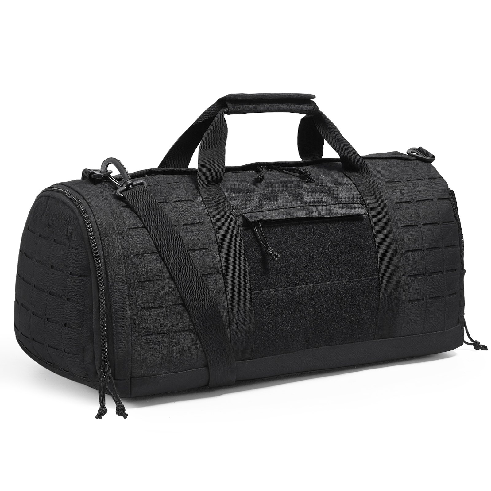 VEVOR Borsa da Viaggio Grande per Attrezzatura Sportiva 45L con Design Molle e Scomparto per Scarpe, Borsa Viaggio Borsa per Attrezzatura, Zaino per Sport Viaggi Campeggio  Fitness