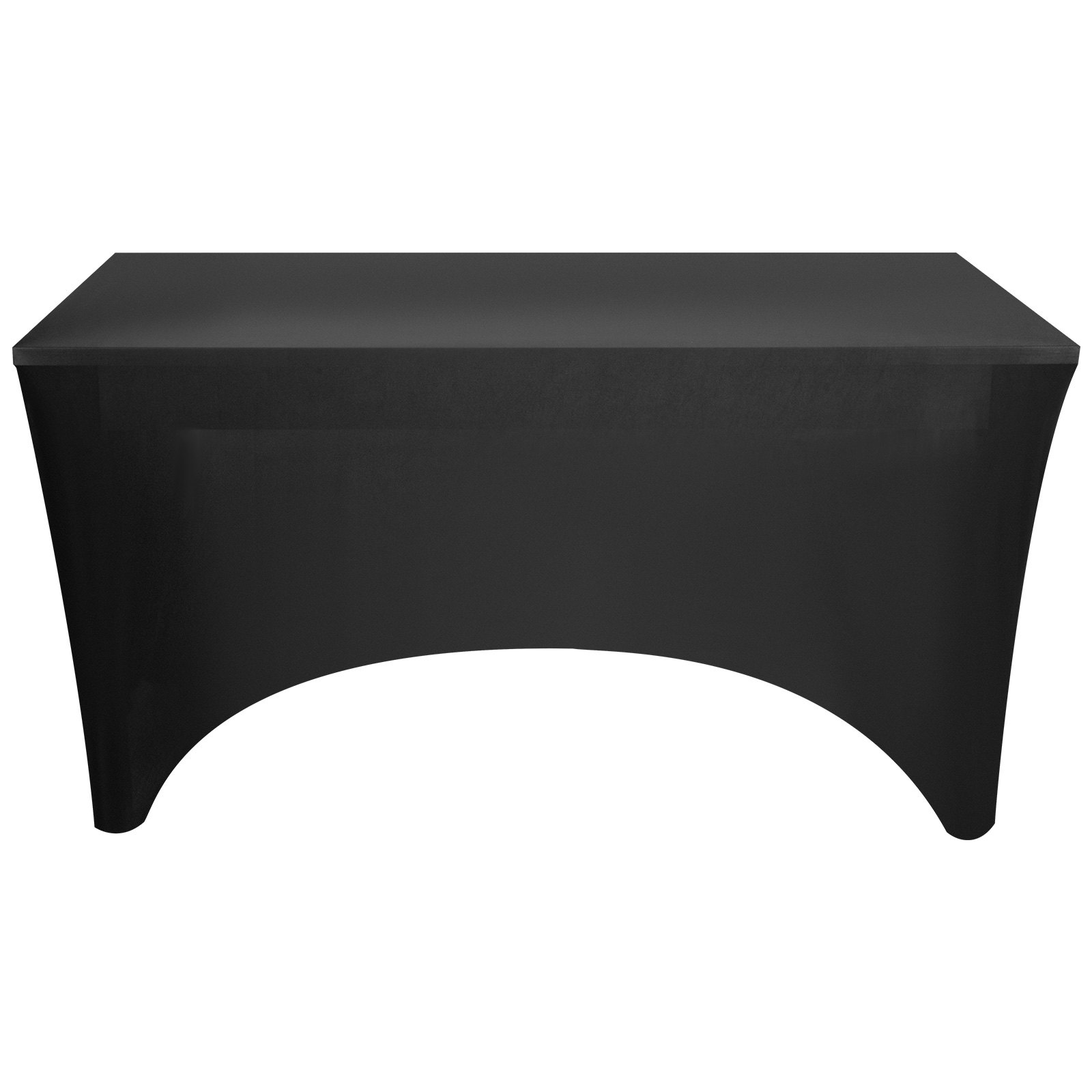 20 X Copritavolo Tovaglia Elastica Rettangolare Per Buffet Festa Tavolo Nero