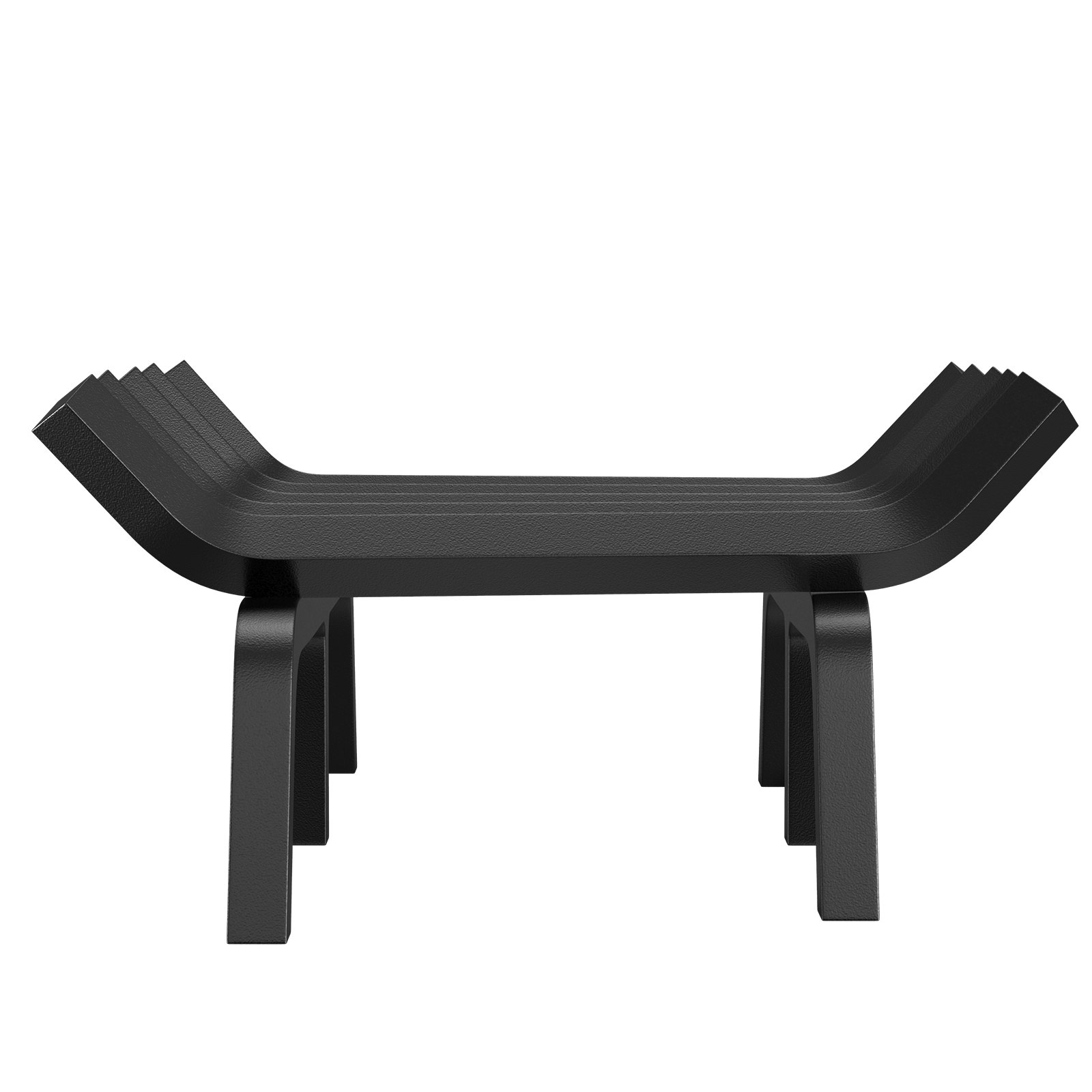 VEVOR Griglia per Camino, Griglia per Camino 21 pollici con 6 Gambe di Supporto, Barre in Acciaio Solido Verniciato a Polvere da 3/4", Supporto per Camini Interni ed Esterni