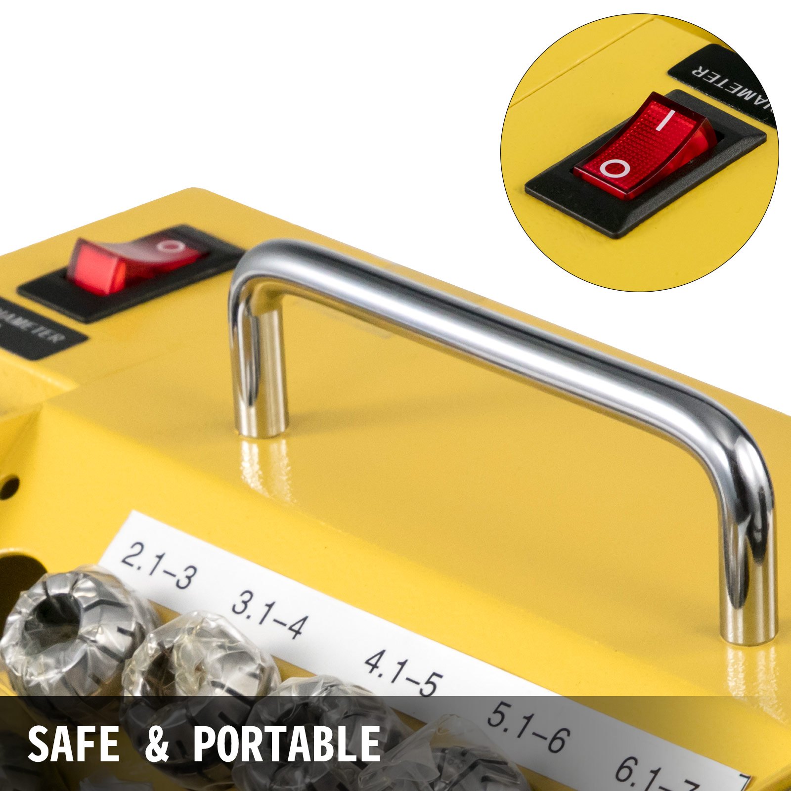 VEVOR Macchina per Affilare MR-13A Affilatrice per Smerigliatrice Colore Giallo Nero 120W Affilatrice per Punte da Trapano 220V Fresa per Riaffilatu