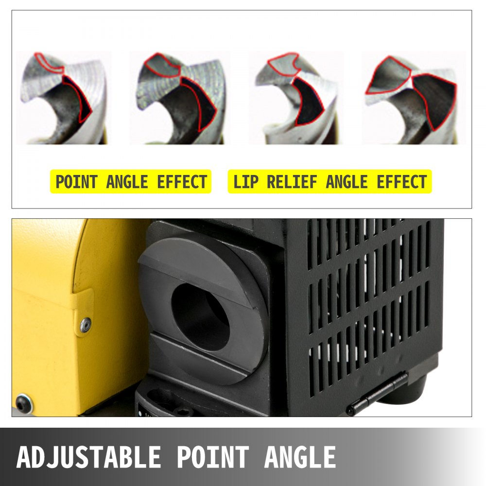 VEVOR Macchina per Affilare MR-13B Affilatrice per Smerigliatrice Affilatrice per Punte da Trapano 220V Fresa per Trapano Ф3-ф13 per Riaffilatura di Taglio di Rettifica