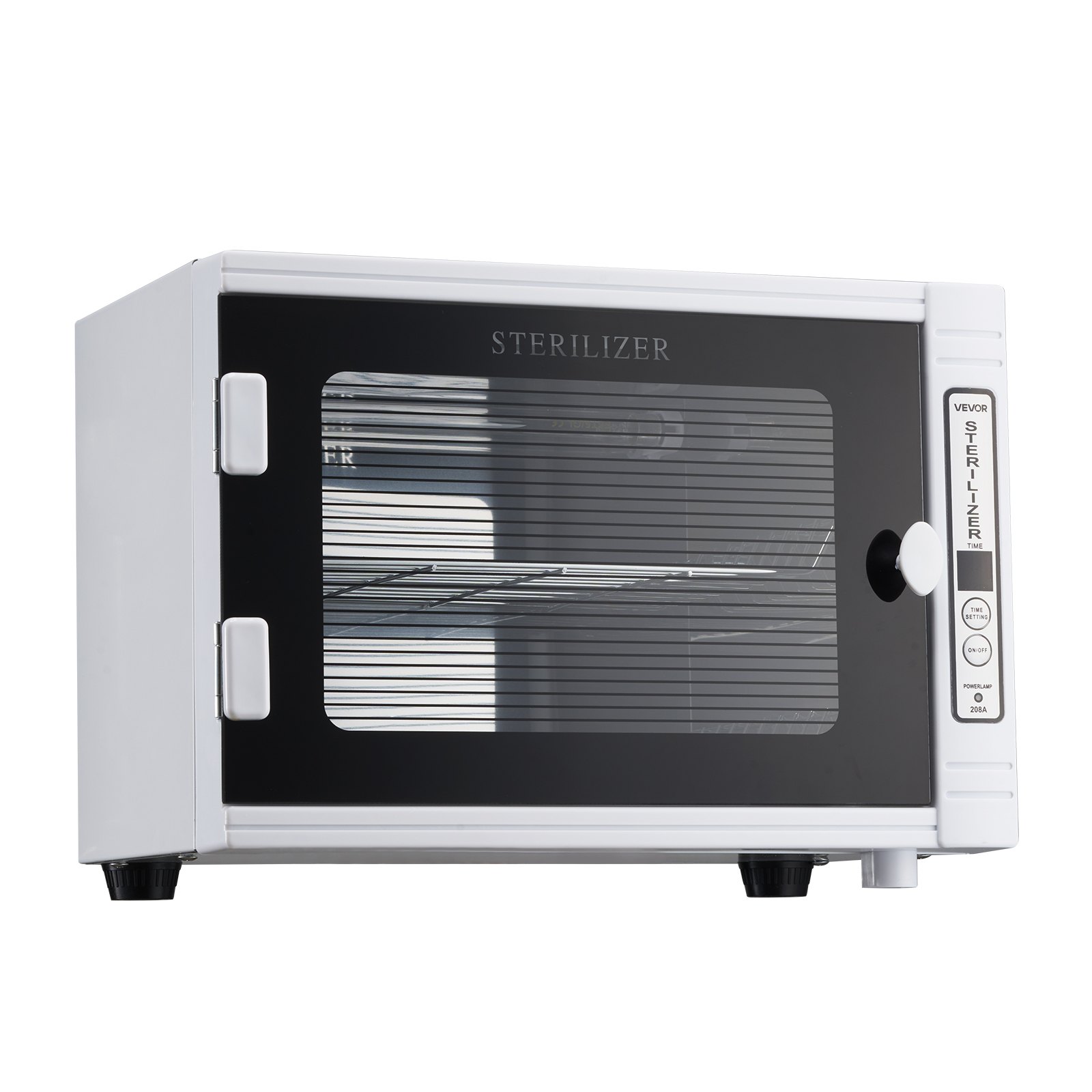 VEVOR Sterilizzatore per Utensili da Manicure, Capacità 12 L Potenza 5 W Contenitore Multifunzionale per Pulizia degli Utensili con Temporizzatore, Lunghezza d'Onda 185 nm per Centri Estetici, Bianco