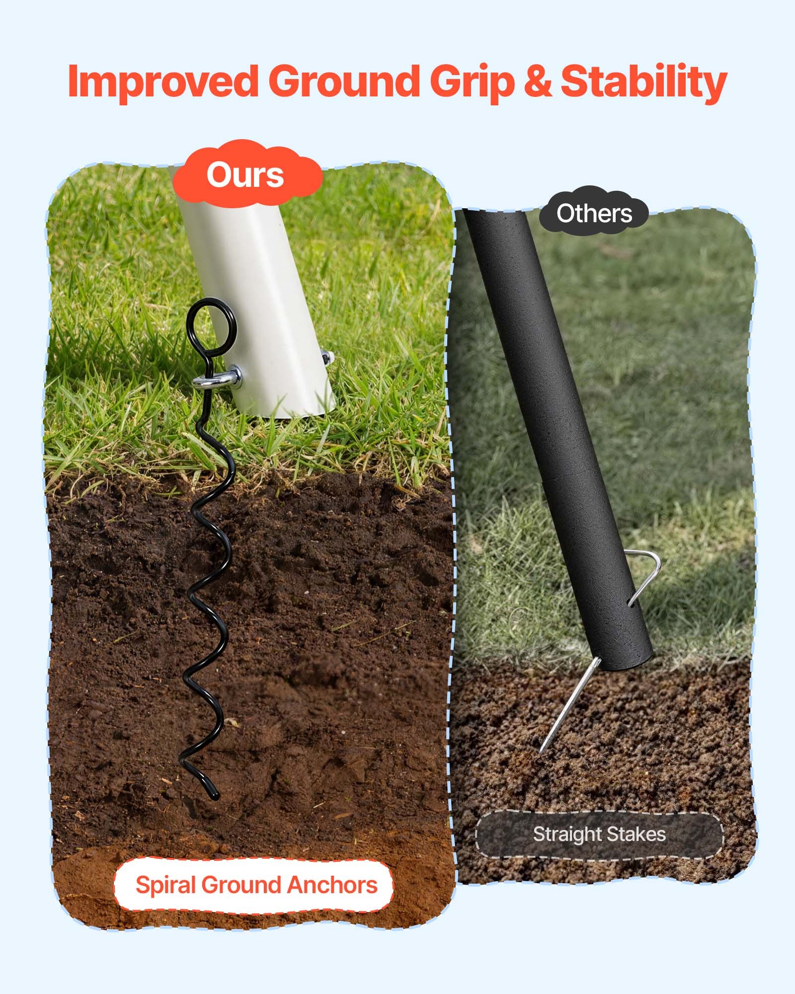 VEVOR Altalena da Giardino Telaio in Metallo a Forma di A per Bambini da Giardino 3 Posti Carico max 318 kg Seduta 110 x 80 cm, Altalena da Esterno Cortile Parco Gioco per Bambini Capienza 3 Persone