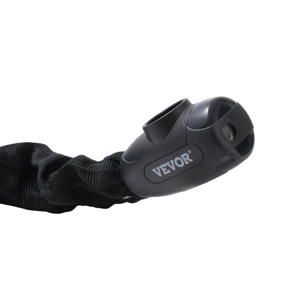VEVOR Lucchetto a Catena per Bicicletta, Lucchetto a Catena per Bicicletta di Sicurezza Lunghezza 1800 mm, Lucchetto Antifurto Sicurezza in Acciaio per Bici, Motociclette, Scooter, Porte, Recinzioni