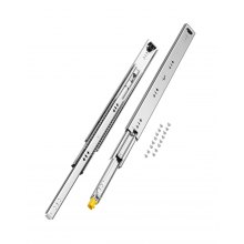 VEVOR Coppia Guide per Cassetti con Chiusura e Cuscinetti  630 x 53 x 19,5 mm