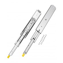 VEVOR Coppia Guide per Cassetti con Chiusura e Cuscinetti 540 x 76 x 19,5 mm