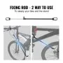 VEVOR Cavalletto da Officina Pieghevole per Biciclette Portata max.30 kg, Cavalletto Riparazione Biciclette Altezza Regolabile, Cavalletto per Bicicletta Morsetto Girevole 360°, Cavalletto per Bici