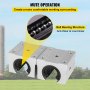 VEVOR Guida Lineare CNC SBR16-1500mm Guide di Scorrimento Lineari per Macchina CNC 2 Pezzi Con Blocco di Cuscinetti SBR16UU 4 Pezzi
