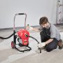 VEVOR Sbloccatubi Elettrico 36,6 mx 3 cm Macchina per Pulizia Tubi Alimentazione Manuale 1100W Macchina Pulitore per Tubi Scarico con 6 Taglierine, Controllo CW/CCW per Tubi da 10-20,3 cm