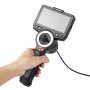 VEVOR Telecamera Endoscopica Articolata con Sonda da 3,9 mm e Luce, Rotazione a 360° in 4 Direzioni, Schermo IPS HD da 4,5'', Zoom 8x, Cavo Flessibile Impermeabile IP67, per Ispezione Automobilistica