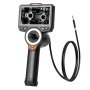 VEVOR Telecamera Endoscopica Articolata con Sonda da 6,2 mm e Luce, Rotazione a 360° in 4 Direzioni, Schermo IPS HD da 4,5'', Zoom 8x, Cavo Flessibile da 1,5 m Impermeabile IP67, per Auto e Idraulica